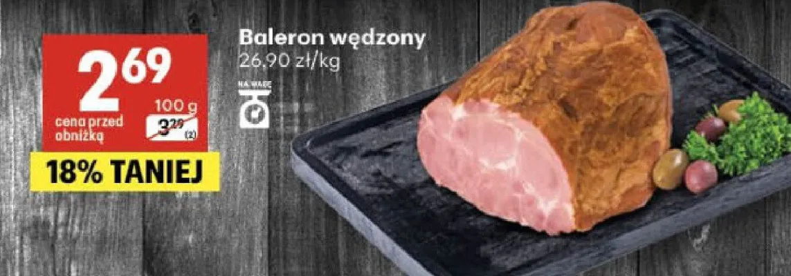 Baleron wędzony promocja w Delikatesy Centrum