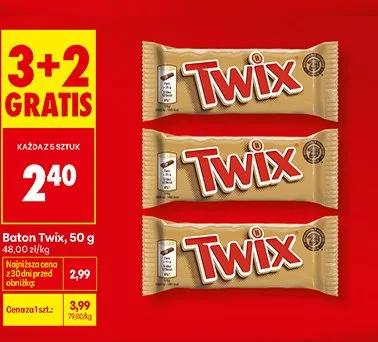 Baton Twix promocja w Biedronka