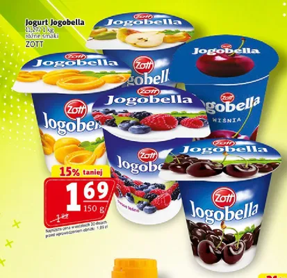 Jogurt Jogobella Zott promocja w Prim Market