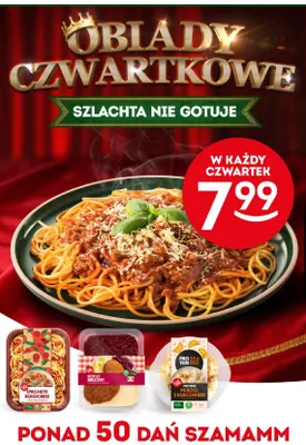Danie gotowe Spaghetti Bolognese Szamamm promocja w Żabka