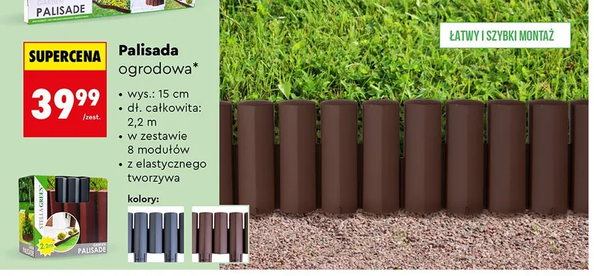 Palisada ogrodowa promocja w Biedronka