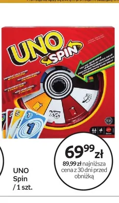 Gra karciana UNO Spin promocja w Empik