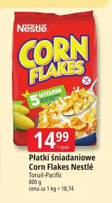 Płatki śniadaniowe Corn Flakes Nestlé promocja w Leclerc