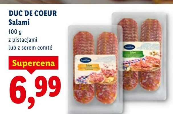 Salami z pistacjami  promocja w Lidl