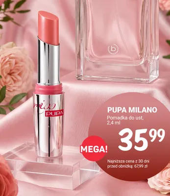 Pomadka do ust PUPA MILANO promocja w Rossmann