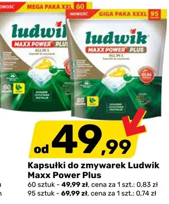 Kapsułki do zmywarek Maxx Power Plus promocja w Bricomarche