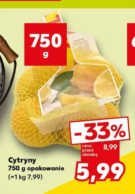 Cytryny promocja w Kaufland