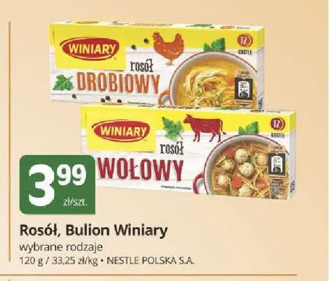 Rosół wołowy Winiary promocja w Marketvita