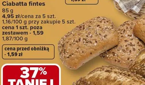 Ciabatta fitness promocja w Carrefour Market