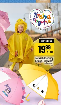 Parasol dziecięcy Kraina Pingwina promocja w POLOmarket