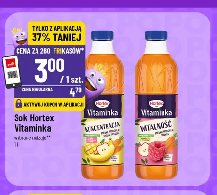 Sok Hortex Vitaminka Witalność promocja w POLOmarket