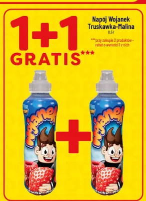 Napój Wojanek truskawka-malina promocja w POLOmarket
