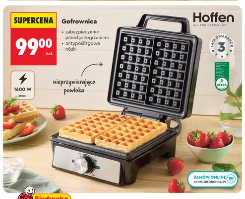 Gofrownica Hoffen promocja w Biedronka