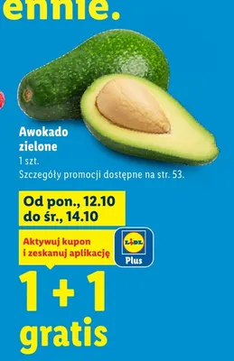 Awokado zielone promocja w Lidl