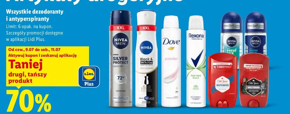 Dezodorant Nivea Men Silver Protect promocja w Lidl