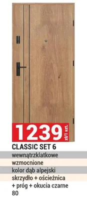 Drzwi CLASSIC SET 6 promocja w Merkury Market