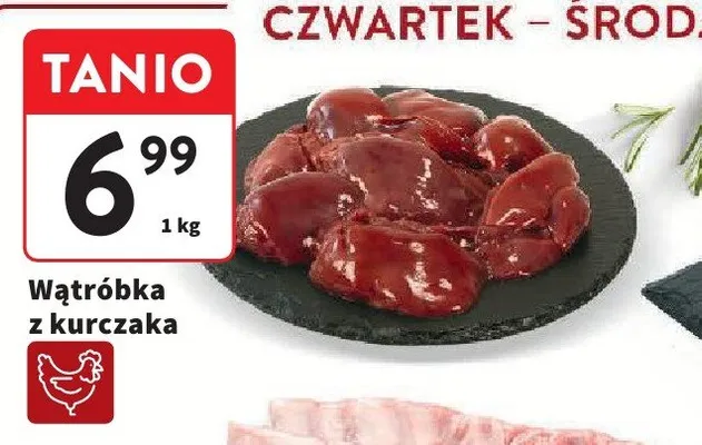Wątróbka z kurczaka promocja w Intermarche