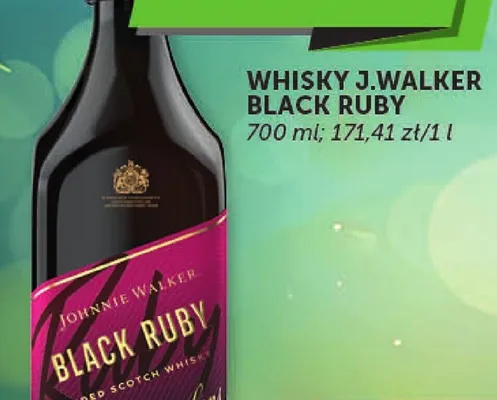 Whisky J.Walker Black Ruby promocja w Groszek