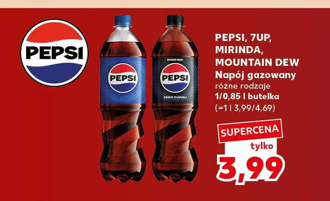 Napój gazowany Pepsi promocja w Kaufland