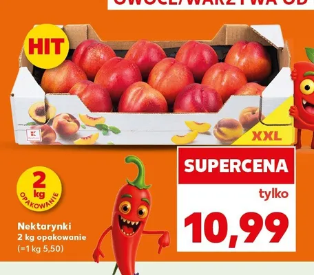 Nektarynki promocja w Kaufland