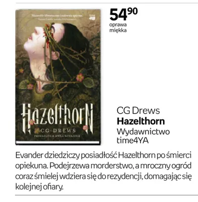 Książka Hazelthorn CG Drews promocja w Empik