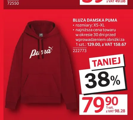 Bluza damska Puma promocja w Selgros
