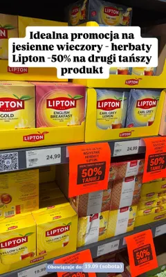 Herbata Lipton English Breakfast promocja w Aldi