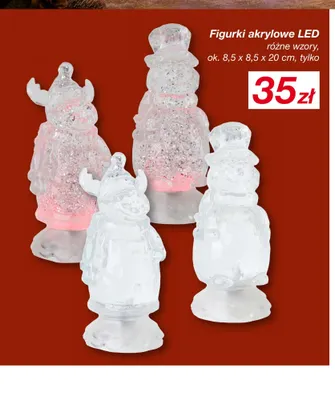 Figurki akrylowe LED promocja w KiK