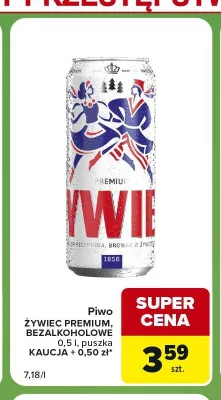 Piwo bezalkoholowe Żywiec promocja w Carrefour Express