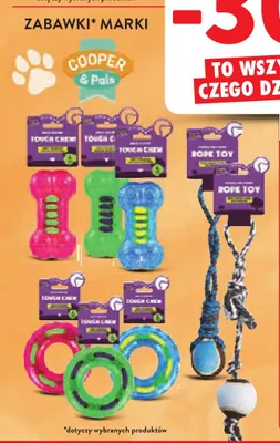 Zabawki Cooper & Pals promocja w Intermarche