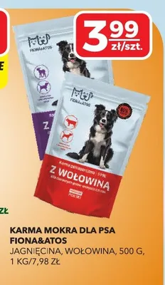 Karma mokra dla psa jagnięcina, wołowina promocja w Top Market