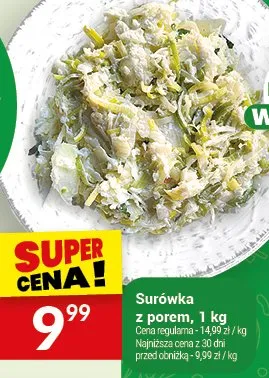 Surówka z porem promocja w Twój Market
