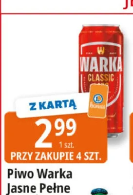 Piwo Warka promocja w Leclerc