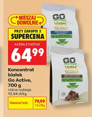 Koncentrat białek Go Active promocja w Biedronka