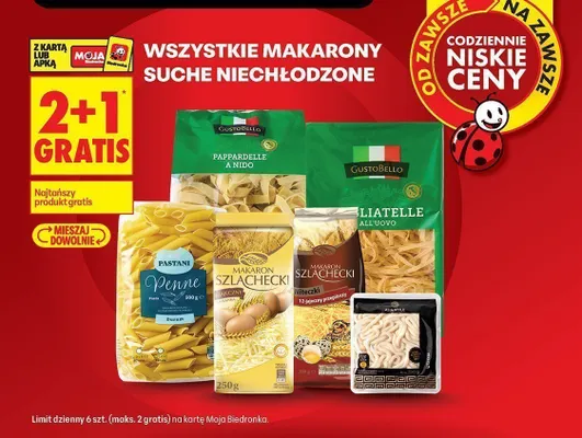 Makaron Niteczki 12-jajeczny Szlachecki promocja w Biedronka