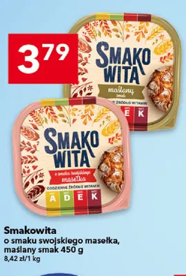 Margaryna Smakowita o smaku swojskiego masełka promocja w LEWIATAN