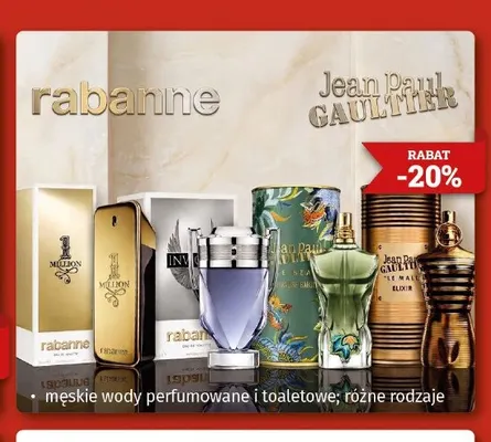 Męskie wody perfumowane i toaletowe Rabanne promocja w Drogeria Kosmyk