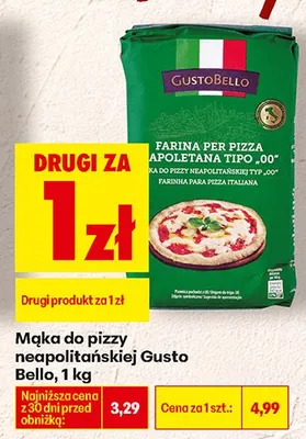 Mąka do pizzy neapolitańskiej, 1 kg promocja w Biedronka