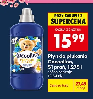 Płyn do płukania Coccolino Perfume & Care promocja w Biedronka