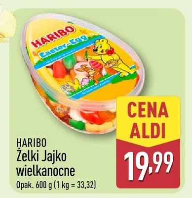 Żelki jajko wielkanocne promocja w Aldi