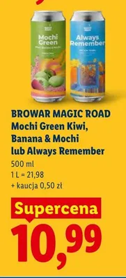 Piwo Magic Road Mochi Green Kiwi promocja w Lidl