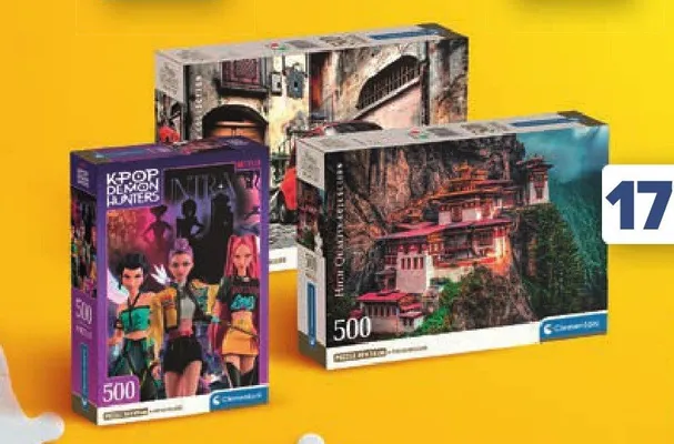 Puzzle Clementoni 500 elementów miasto promocja w Stokrotka