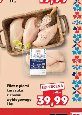Filet z piersi kurczaka z chowu wybiegowego Kurczak Gospodyni promocja w Kaufland