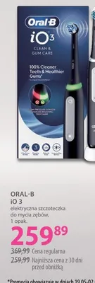 Elektryczna szczoteczka do mycia zębów ORAL-B iO 3 promocja w Hebe