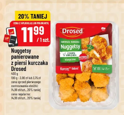 Nuggetsy panierowane z piersi kurczaka promocja w POLOmarket