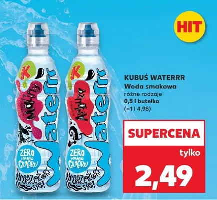 Woda smakowa Kubuś Waterrr Arbuz promocja w Kaufland