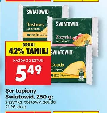 Ser topiony  promocja w Biedronka