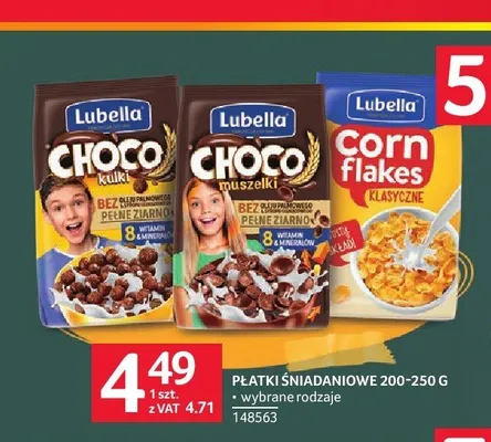 Płatki śniadaniowe Lubella Corn Flakes klasyczne promocja w Selgros