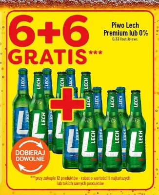 Piwo bezalkoholowe Lech Free promocja w POLOmarket