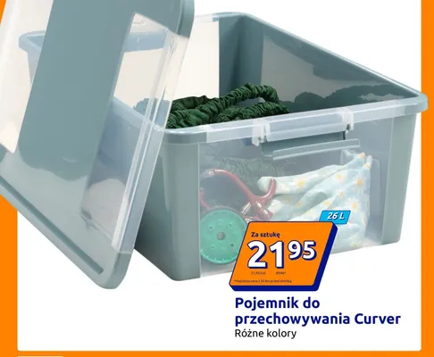 Pojemnik do przechowywania Curver 26 l promocja w Action